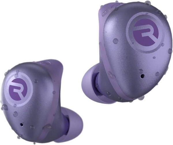 Raycon Fitness Bluetooth True Wireless Earbuds with Built in Mic 56 Hours of Battery IPX7 Waterproof Active Noise Cancellation and Awareness Mode Bluetooth 5.3 Portable Sport (Purple) - Image 2