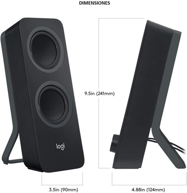 Logitech Z207 2.0 Stereo Computer Speakers with Bluetooth - Image 2