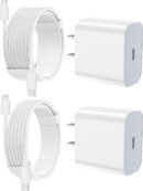 iPhone Charger Fast Charging 2 Pack Type C Wall Charger Block with 2 Pack [6FT&10FT] Long USB C to Lightning Cable for iPhone 14/13/12/12 Pro Max/11/Xs Max/XR/X,AirPods Pro