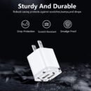 USB Wall Charger, LUOATIP 3-Pack 2.1A 5V Dual Port Cube Power Adapter Plug Block Charging Box Brick for iPhone 13 12 11 Pro Max SE XS XR X 8 7 6 6S Plus, Galaxy, LG, Moto, Android Phones