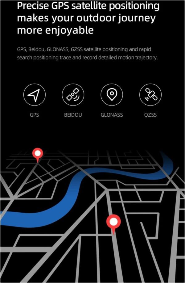 mibro Smart Watch GS, 1.43'' Amoled HD Touch Screen 5ATM Waterproof Smartwatch Fitness Tracker for Android iOS Phones with Heart Rate SpO2 Sleep Monitor, 70 Sports Modes Fitness Watch for Women Men - Image 4