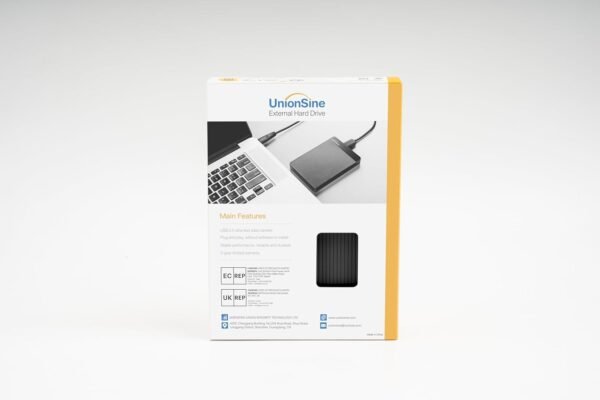 UnionSine 500GB 2.5" Ultra Slim Portable External Hard Drive HDD-USB 3.0 for PC, Mac, Laptop, PS4, Xbox one,Xbox 360-HD-2510(Black) - Image 10