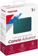 Toshiba Canvio Advance 1TB Portable External Hard Drive USB 3.0, Green - HDTCA10XG3AA, Backup 2.0