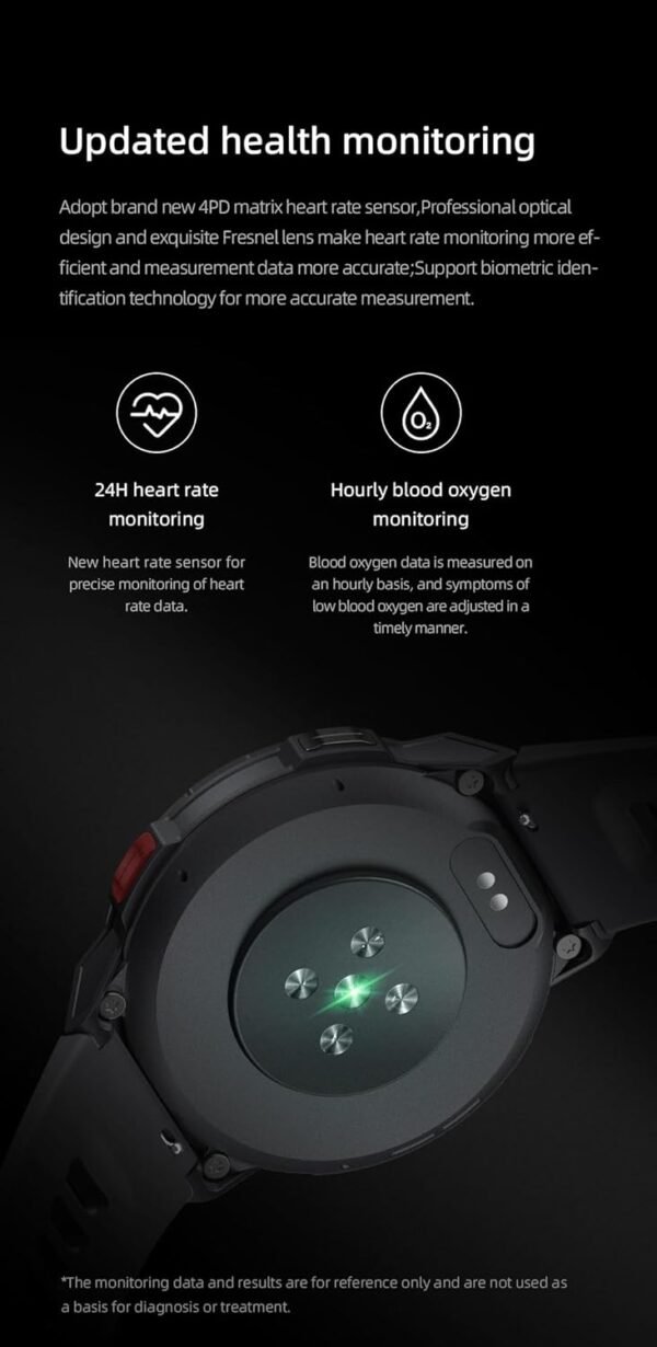 mibro Smartwatch GS Pro for Men Women, 1.43” Amoled Screen GPS Satellite Positioning Fitness Tracker with 4 PD Heart Rate Blood Oxygen Sleep Monitor, 5ATM Waterproof 105 Sports Modes for iOS Android - Image 7