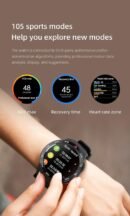 mibro Smartwatch GS Pro for Men Women, 1.43” Amoled Screen GPS Satellite Positioning Fitness Tracker with 4 PD Heart Rate Blood Oxygen Sleep Monitor, 5ATM Waterproof 105 Sports Modes for iOS Android