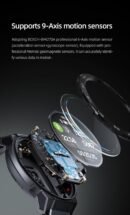 mibro Smartwatch GS Pro for Men Women, 1.43” Amoled Screen GPS Satellite Positioning Fitness Tracker with 4 PD Heart Rate Blood Oxygen Sleep Monitor, 5ATM Waterproof 105 Sports Modes for iOS Android