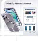 Magnetic Wireless Charger 15W Fast Mag Safe Charger for Cell Phone 16 Pro Max/16 Pro/16 Plus/16/15/14/13/12 Series 2 Pack Charging Pad for AirPods 3/2/Pro 2/Pro Mag-Safe Original Replacement