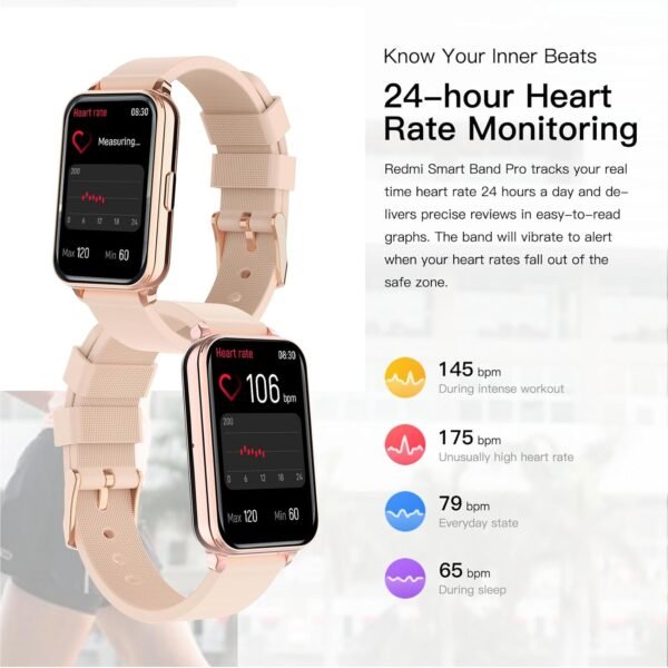 Fitness Tracker Smart Watch Make/Answer Calls for Women Men with Heart Rate Blood Oxygen Sleep Monitor Sports Modes Step Calorie Counter IP68 Waterproof for Android Phones and iPhone - Image 5