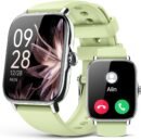 Smart Watch for Women Men- Answer/Make Call, 2025 1.91'' IP68 Waterproof Fitness Step Sleep Tracker Watch with Heart Rate Monitor Activity Counter Smartwatch for Andriod iPhone iOS Samsung Compatible