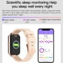 Fitness Tracker Smart Watch Make/Answer Calls for Women Men with Heart Rate Blood Oxygen Sleep Monitor Sports Modes Step Calorie Counter IP68 Waterproof for Android Phones and iPhone