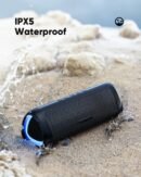 Bluetooth Speaker with HD Sound, Portable Wireless, IPX5 Waterproof, Up to 20H Playtime, TWS Pairing, BT5.3, for Home/Party/Outdoor/Beach, Electronic Gadgets, Birthday Gift (Black)