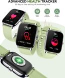 Smart Watch for Women Men- Answer/Make Call, 2025 1.91'' IP68 Waterproof Fitness Step Sleep Tracker Watch with Heart Rate Monitor Activity Counter Smartwatch for Andriod iPhone iOS Samsung Compatible