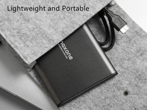 Maxone 1TB Ultra Slim Portable External Hard Drive HDD USB 3.0 Compatible with PC, Laptop, Charcoal Grey - Image 3