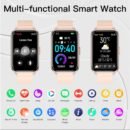 Fitness Tracker Smart Watch Make/Answer Calls for Women Men with Heart Rate Blood Oxygen Sleep Monitor Sports Modes Step Calorie Counter IP68 Waterproof for Android Phones and iPhone