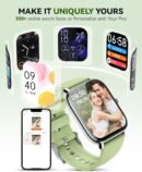 Smart Watch for Women Men- Answer/Make Call, 2025 1.91'' IP68 Waterproof Fitness Step Sleep Tracker Watch with Heart Rate Monitor Activity Counter Smartwatch for Andriod iPhone iOS Samsung Compatible