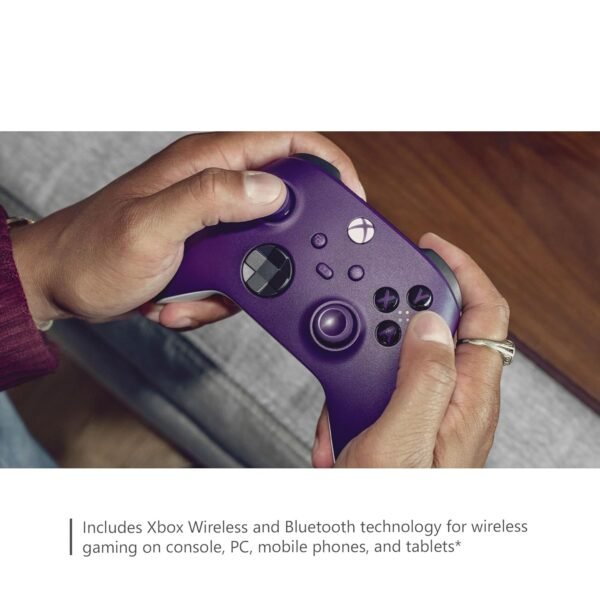 Xbox Core Wireless Gaming Controller – Astral Purple Series X|S, One, Windows PC, Android, and iOS - Image 9