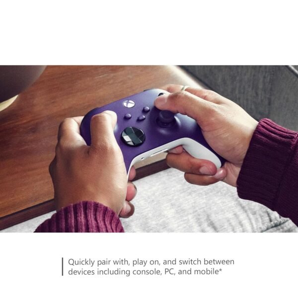 Xbox Core Wireless Gaming Controller – Astral Purple Series X|S, One, Windows PC, Android, and iOS - Image 8