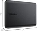 Toshiba Canvio Basics 2TB Portable External Hard Drive USB 3.0, Black - HDTB520XK3AA