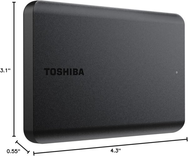 Toshiba Canvio Basics 2TB Portable External Hard Drive USB 3.0, Black - HDTB520XK3AA - Image 9